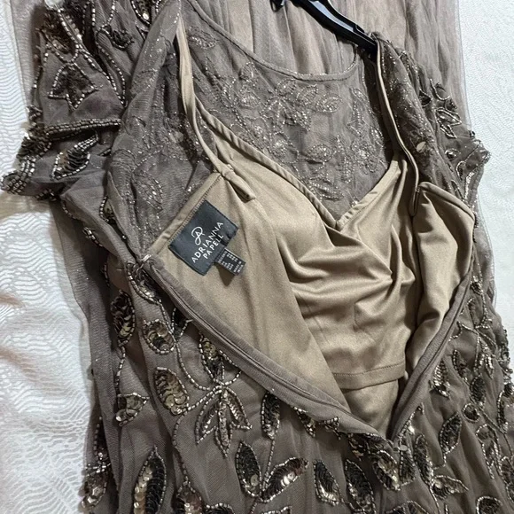 Adrianna Papell Brown Evening Gown - Picture 16 of 17
